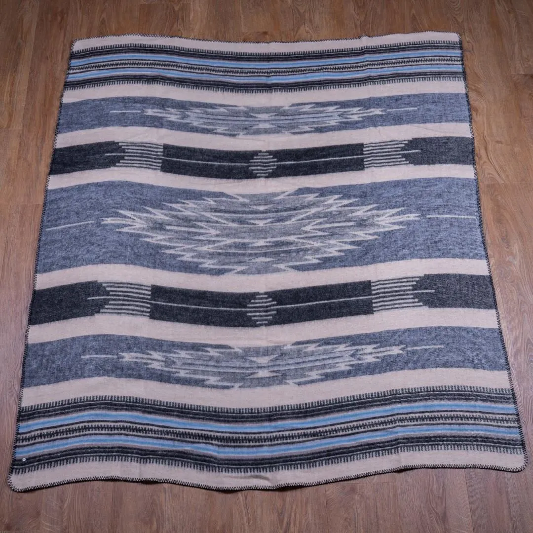 1969 Chimayo blanket blue - Imagen 2