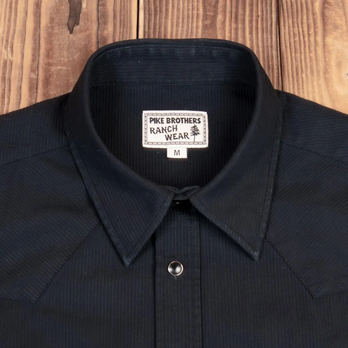 Pike Brothers 1952 Rider Shirt Timoteo black - Imagen 7