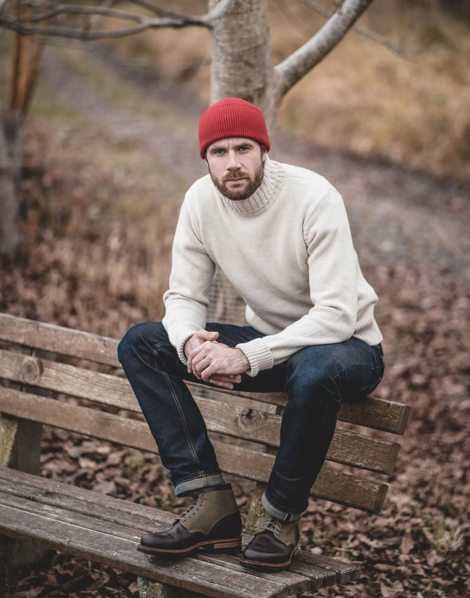 Sweater de cuello alto blanco 1941 Royal Air Force Sweater - Imagen 6