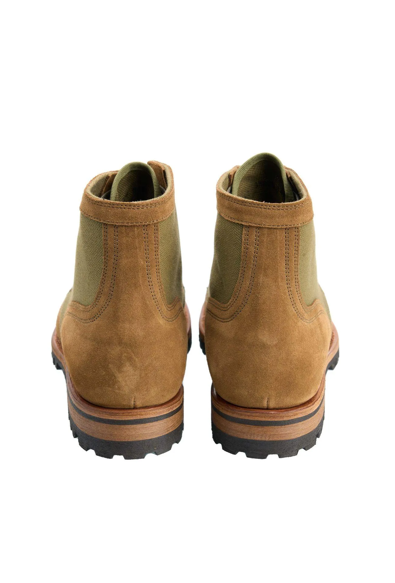 Bota marron de ante y verde oliva 1952 Lowkinawa Boots rough-out - Imagen 7