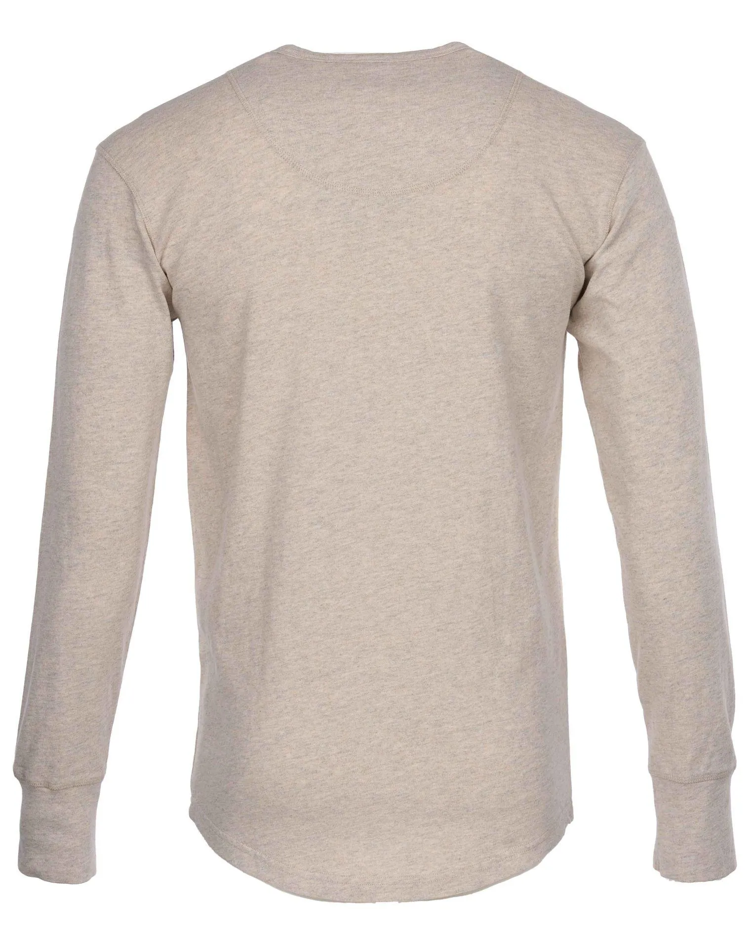 Camiseta de manga larga 1927 Henley Shirt long sleeve ecru melange - Imagen 6