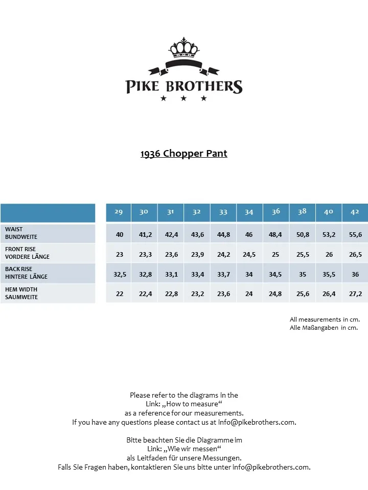 1936 Chopper Pant Alcatraz white - Imagen 2