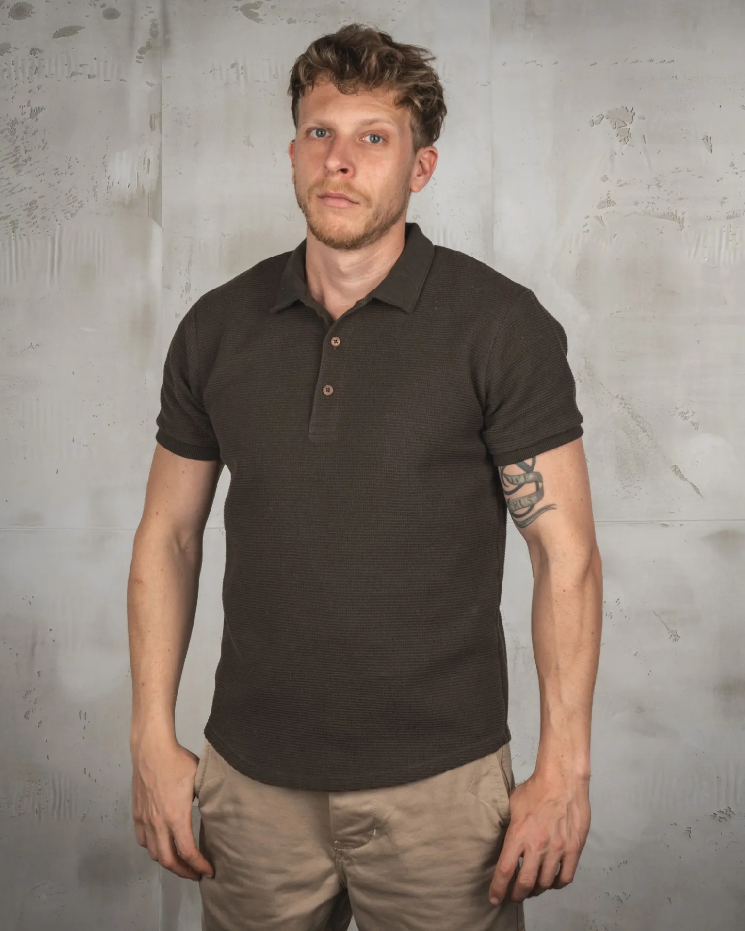 1963 Polo Shirt Royal Olive - Imagen 9