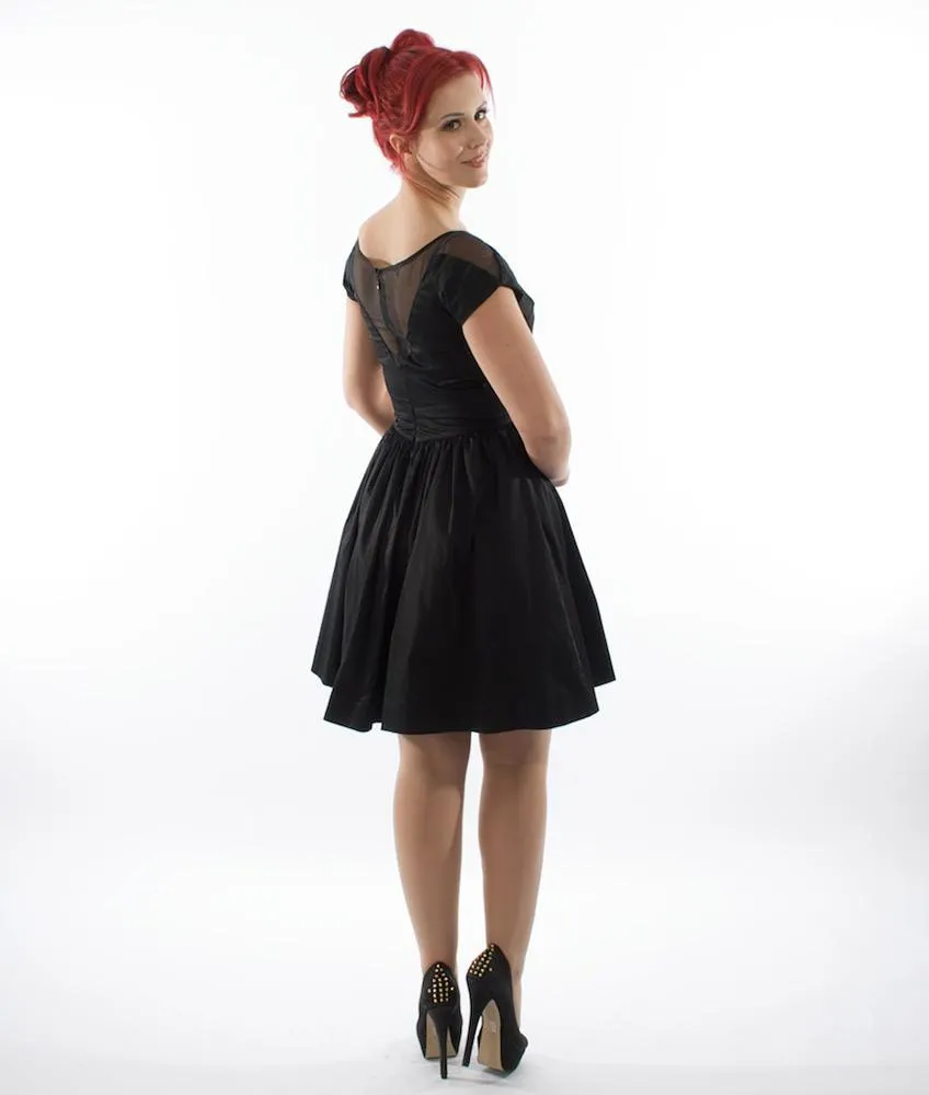 Vestido negro de vuelo boda Trashy Diva Lottie - Imagen 5