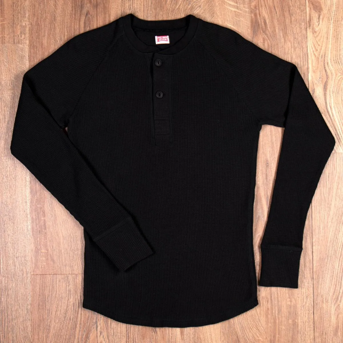 Camiseta clasica de manga larga 1936 Waffle Shirt black - Imagen 3