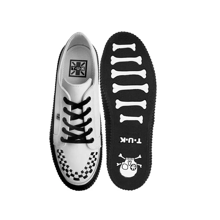 Ribbed Sole Sneaker White Leather - Imagen 5