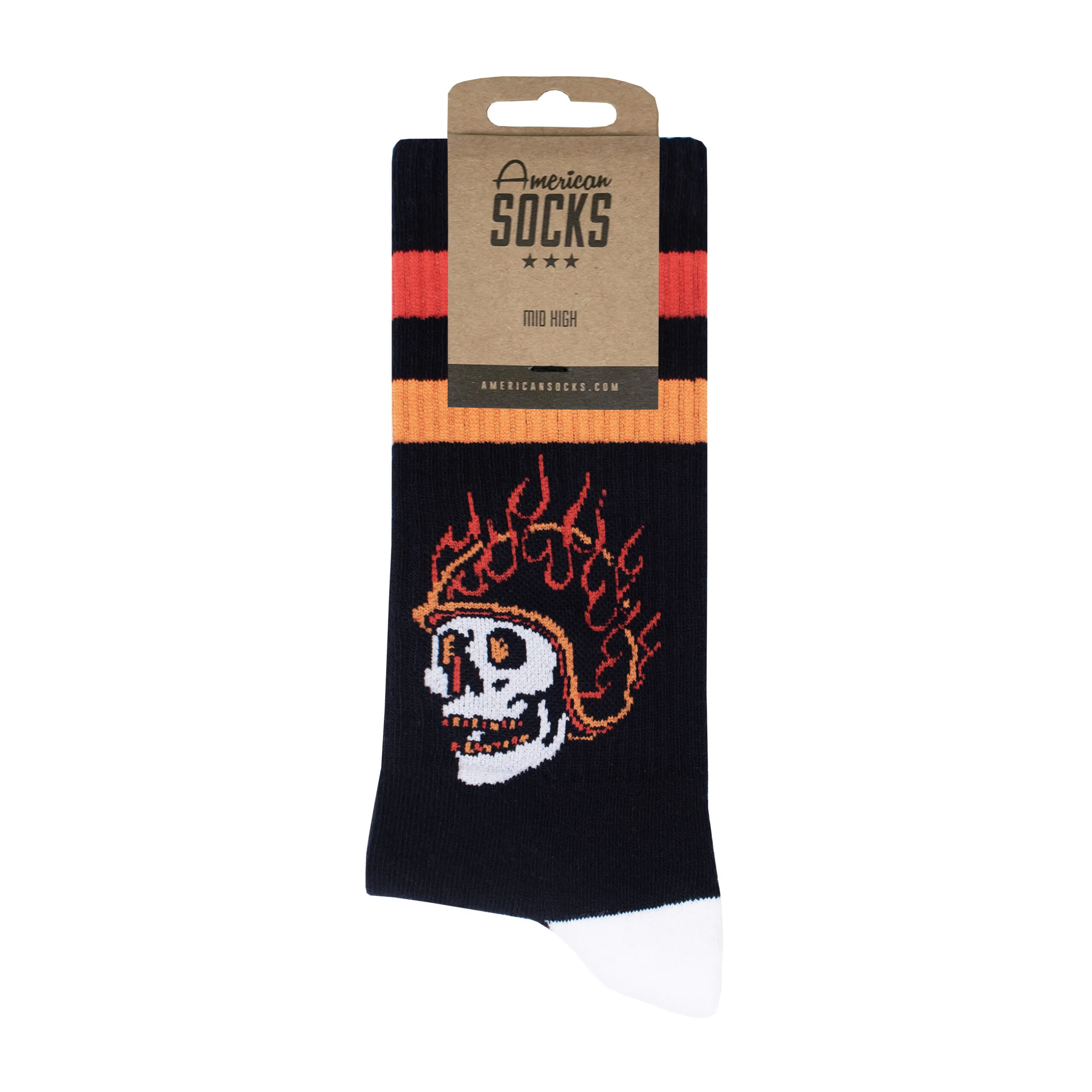 Calcetines American Socks Piston Rebels – Mid High - Imagen 2