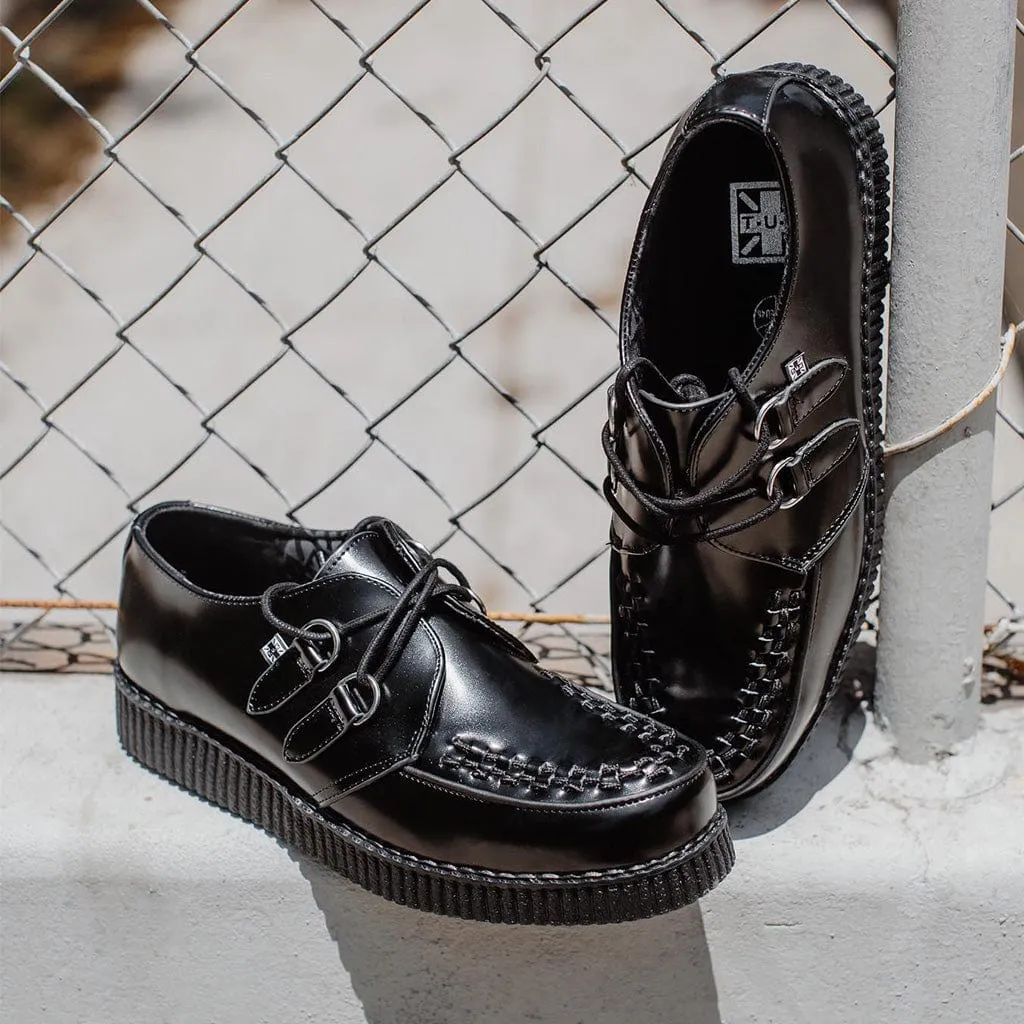 Viva Low Creeper Black Leather - Imagen 3