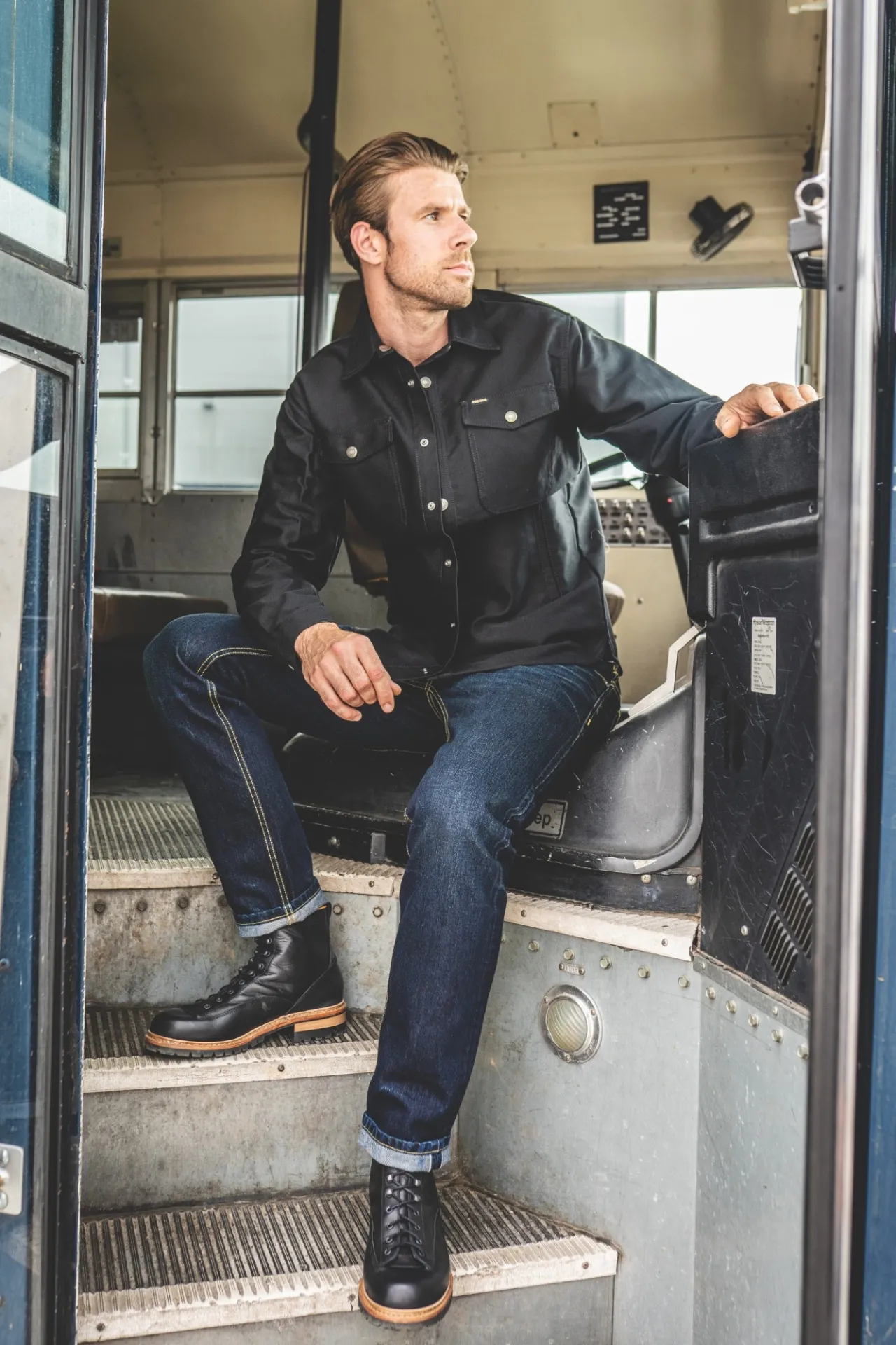 1963 Roamer Pant 15oz indigo 114 rinse - Imagen 4