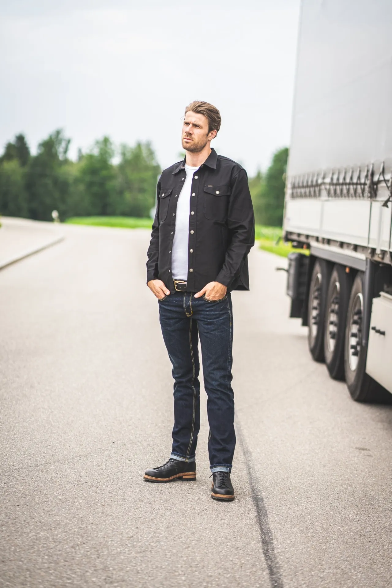 1963 Roamer Pant 15oz indigo 114 rinse - Imagen 5