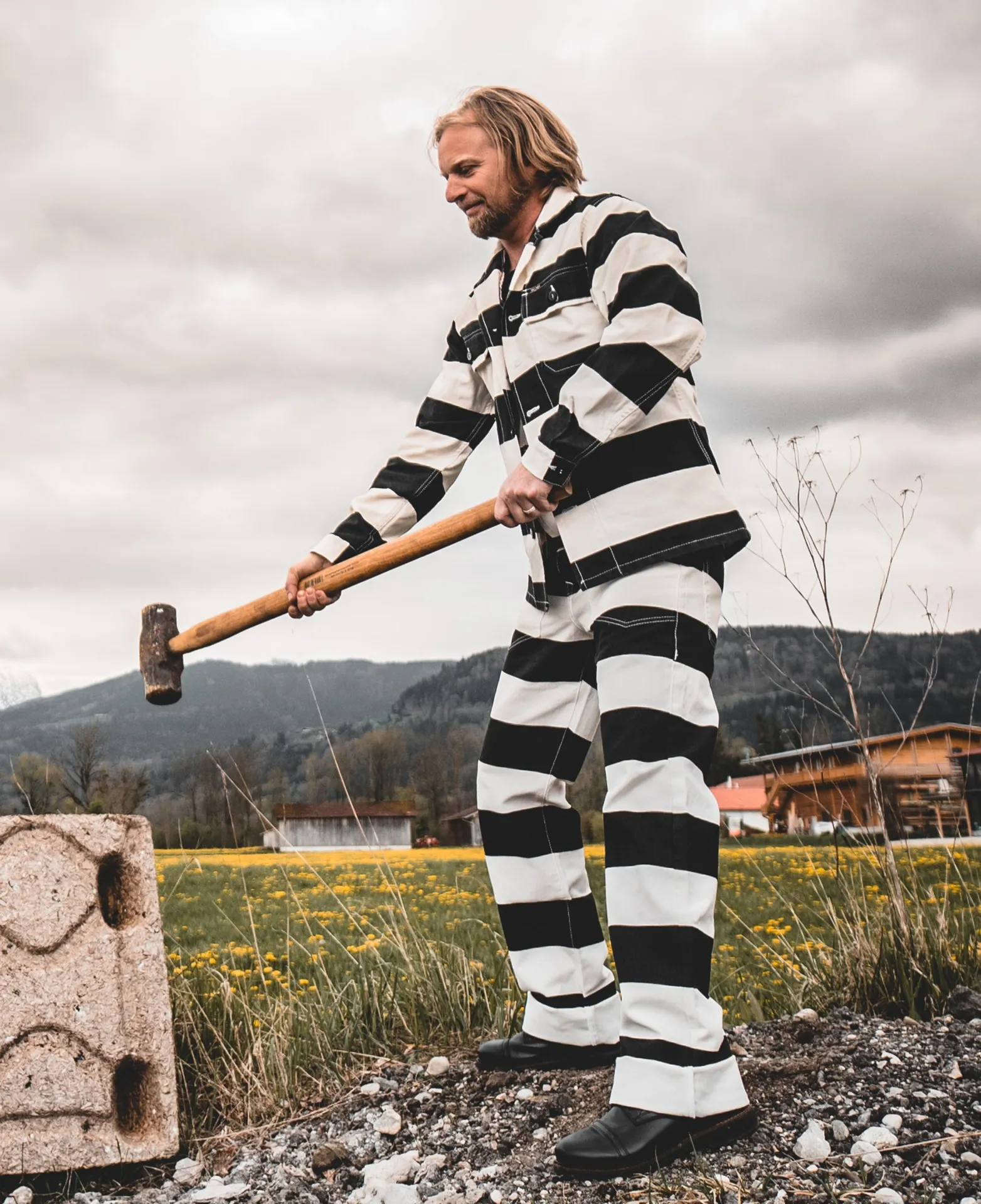 1936 Chopper Pant Alcatraz white - Imagen 3