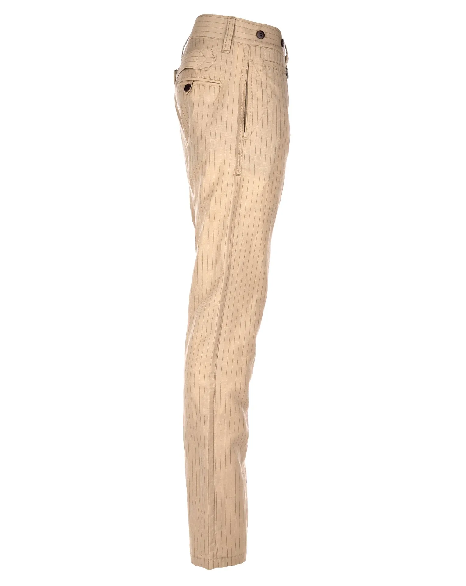 Pantalón 1947 Harvester Trousers Chicago sand lino - Imagen 4