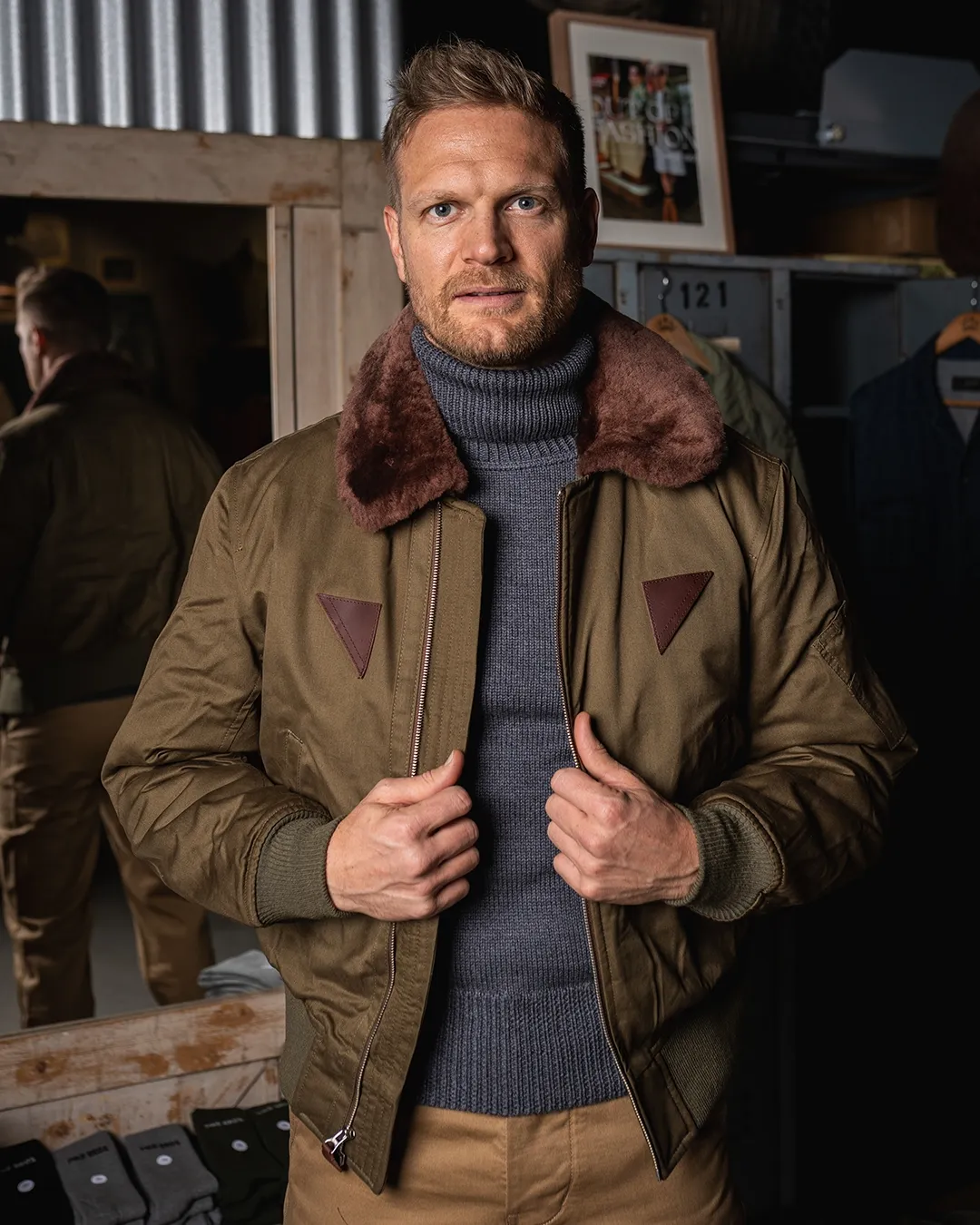 Sweater de cuello alto 1923 Turtle Neck grey - Imagen 9