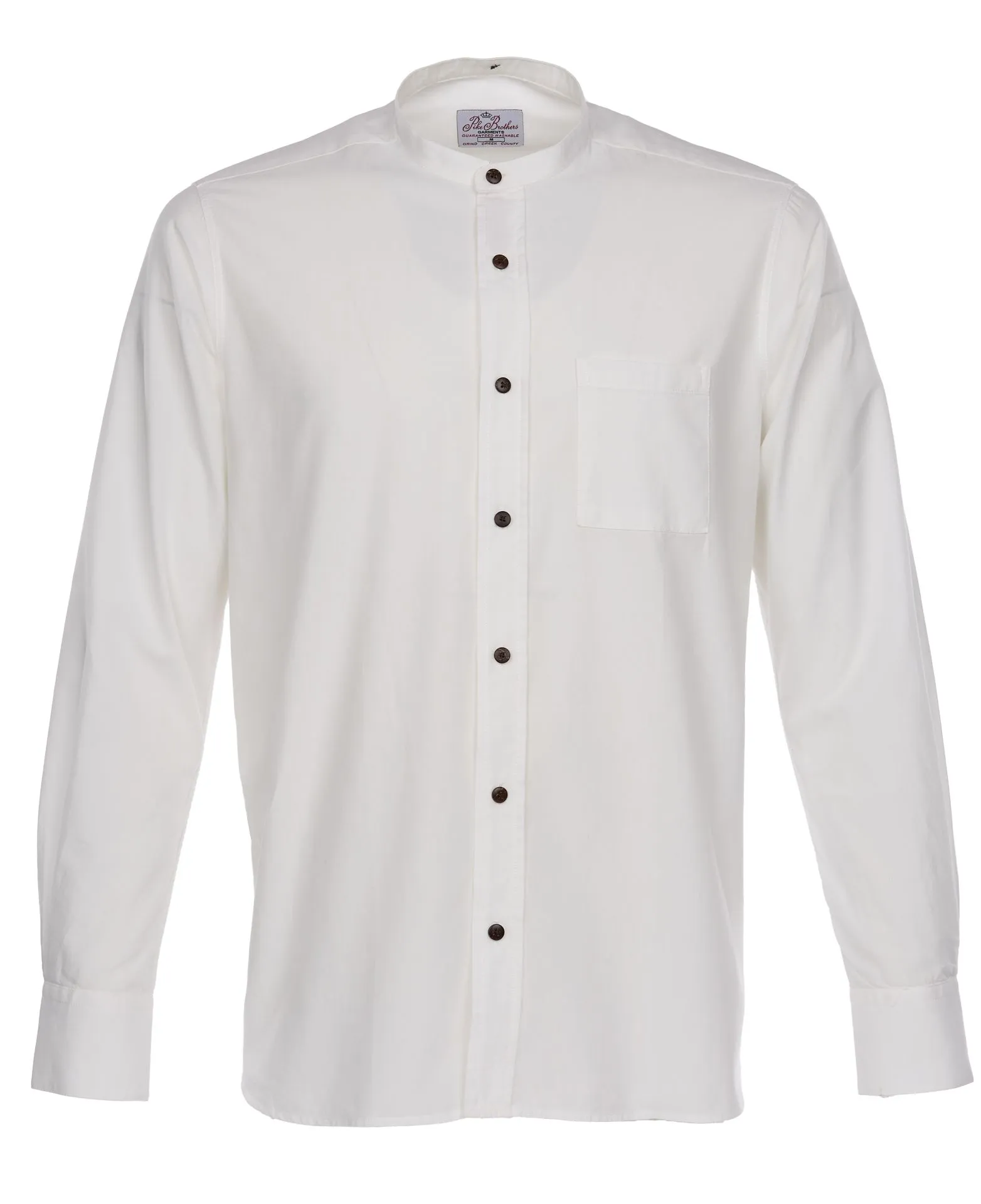 1923 Buccanoy Shirt white chambray - Imagen 4