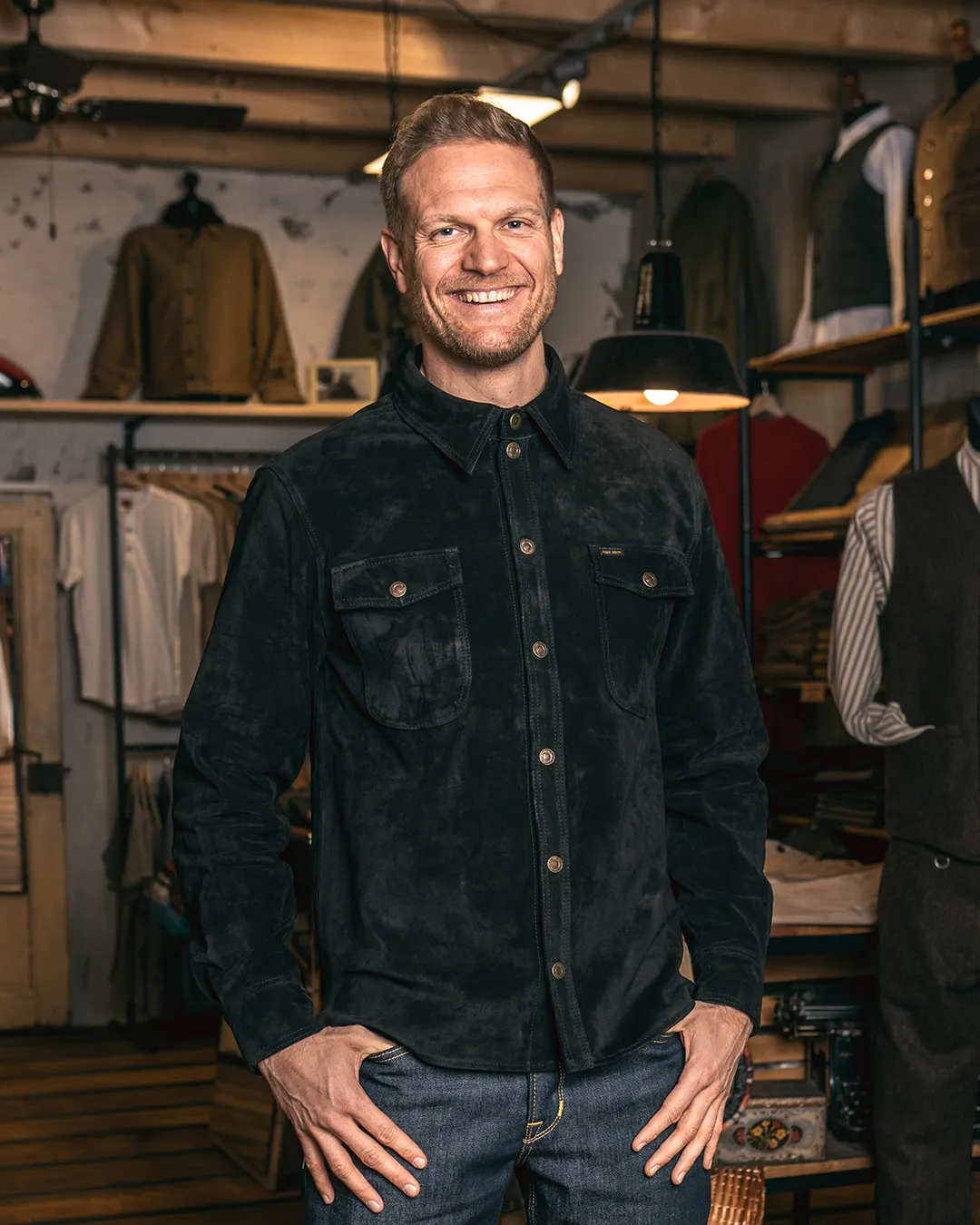 1943 CPO Shirt Mulholland black - Imagen 9