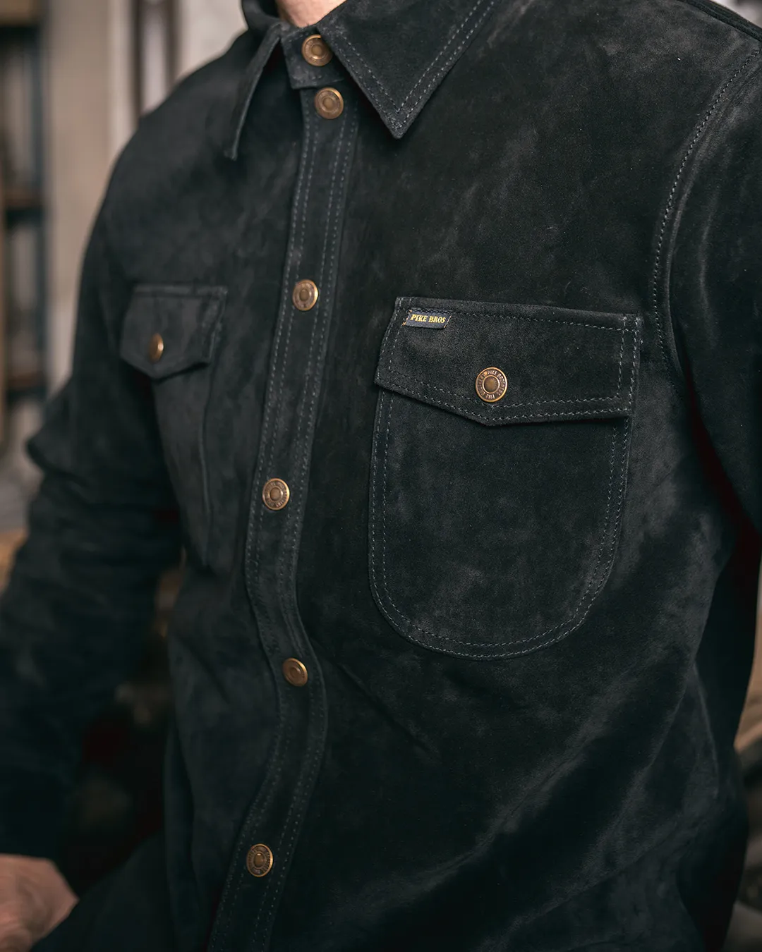 1943 CPO Shirt Mulholland black - Imagen 7