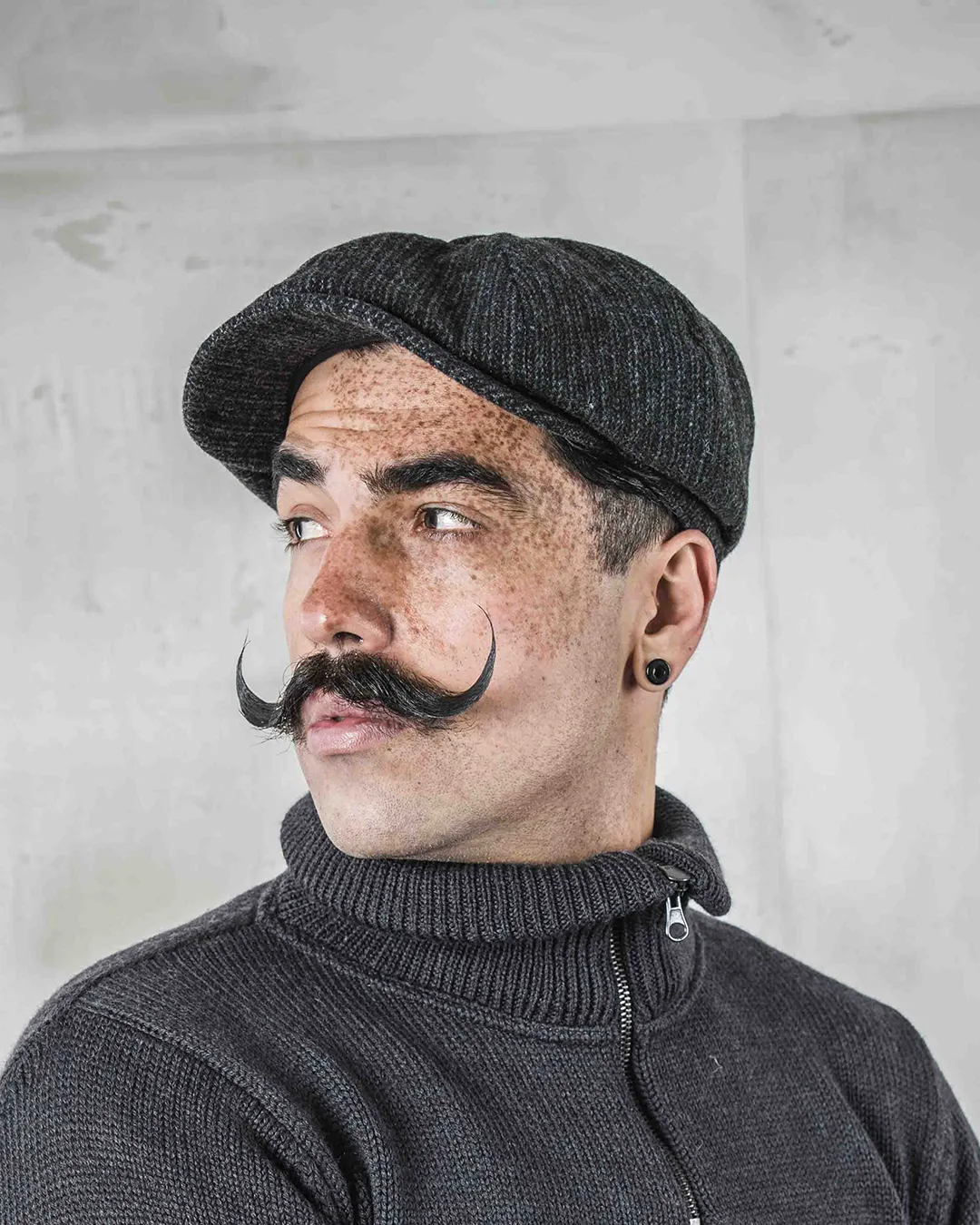 1928 Newsboy Cap Glasgow grey - Imagen 3