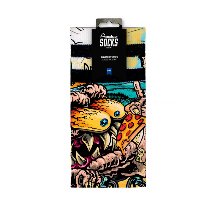 American Socks Monstruo de la moto – Mid High - Imagen 2