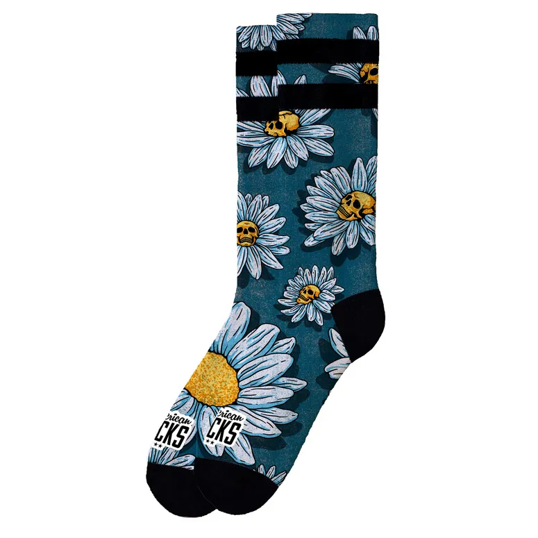 American Socks Daisies – Mid High - Imagen 3