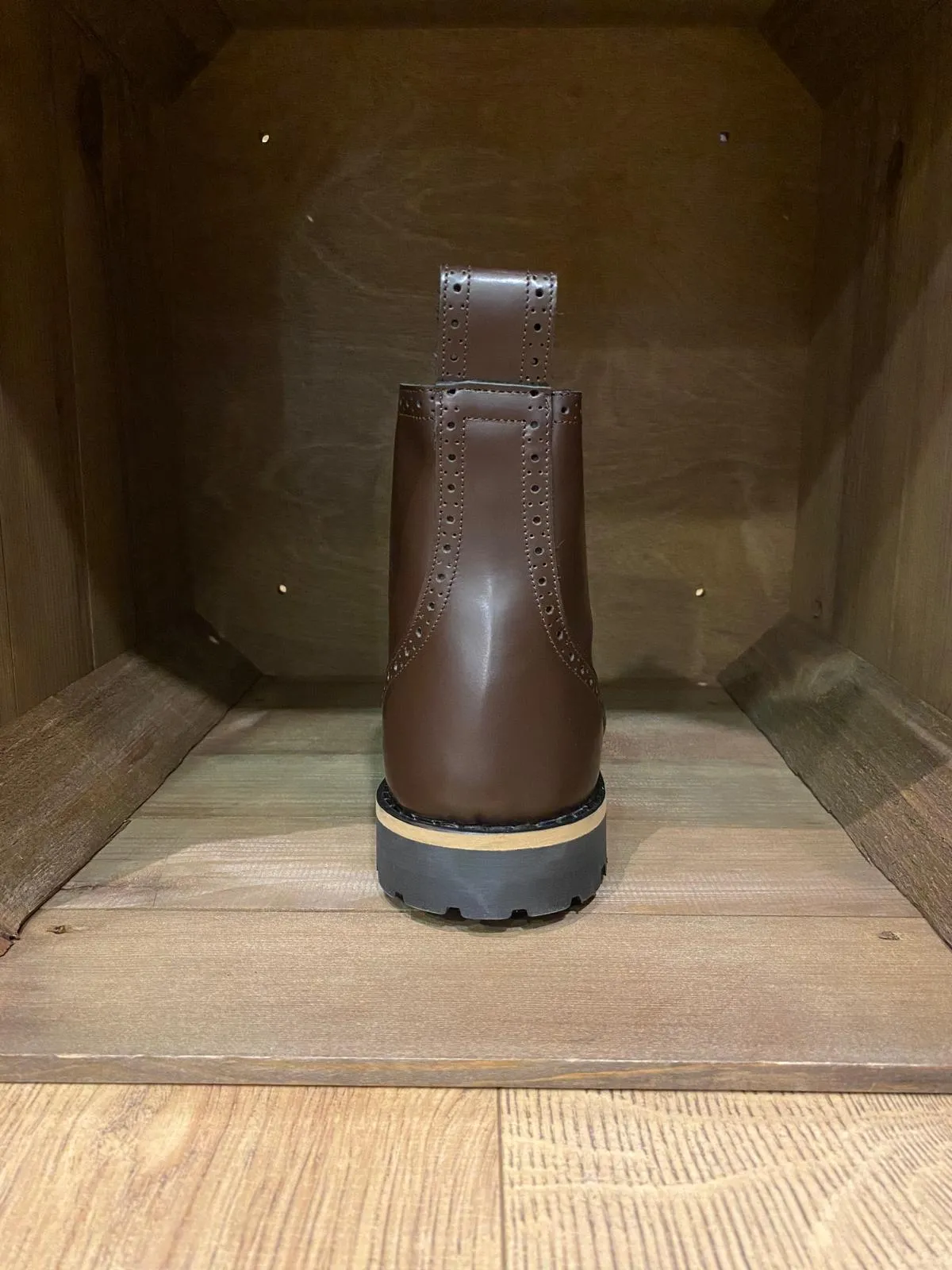 Botas Steel Ground cuero y ante marrón - Imagen 2