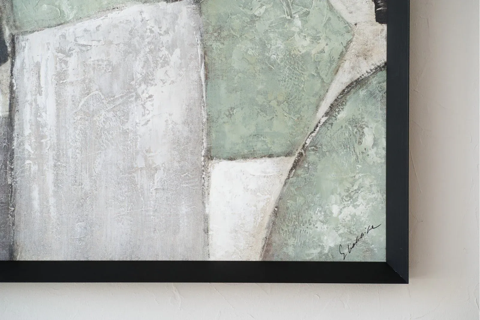 Cuadro Abstracto Esmeralda - Imagen 5