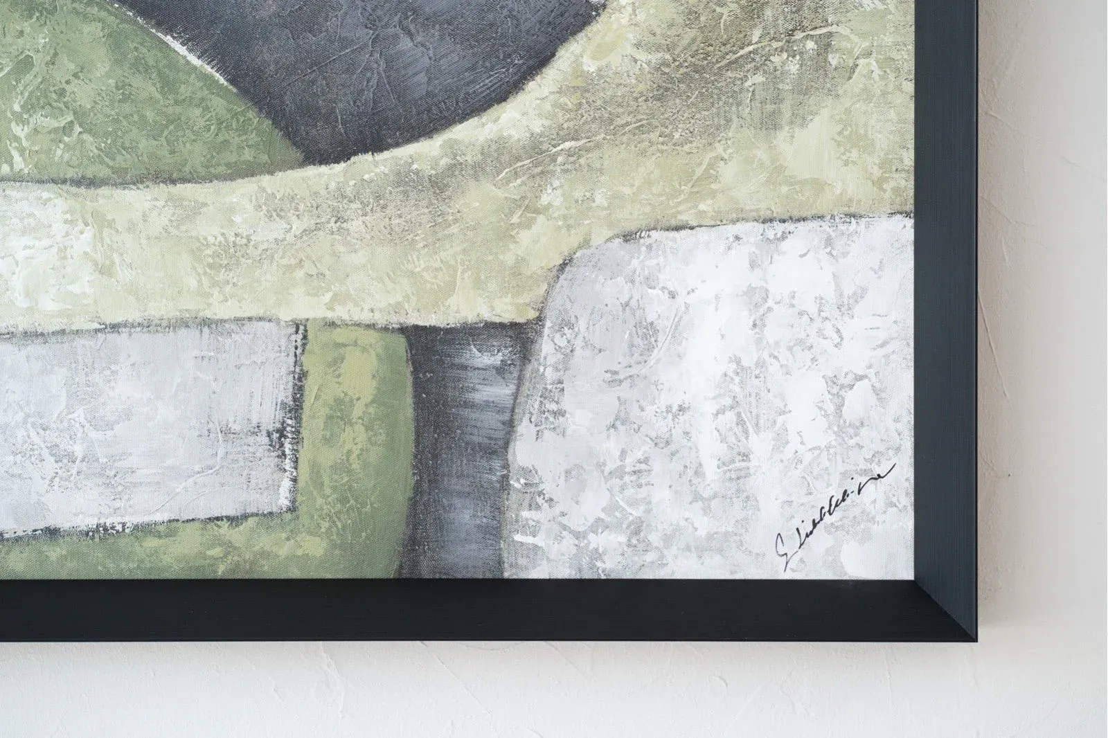 Cuadro Abstracto Esmeralda - Imagen 3