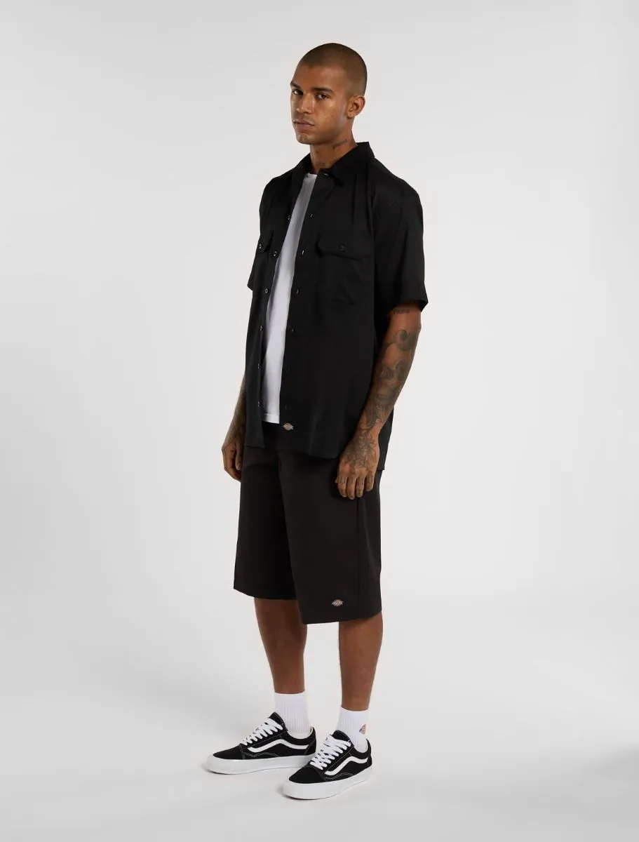 Camisa De Trabajo De Manga Corta negro - Imagen 7