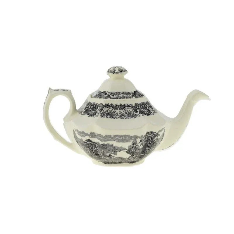 Juego de Té de 40 Piezas La Cartuja Colección Negro Vistas - Imagen 6