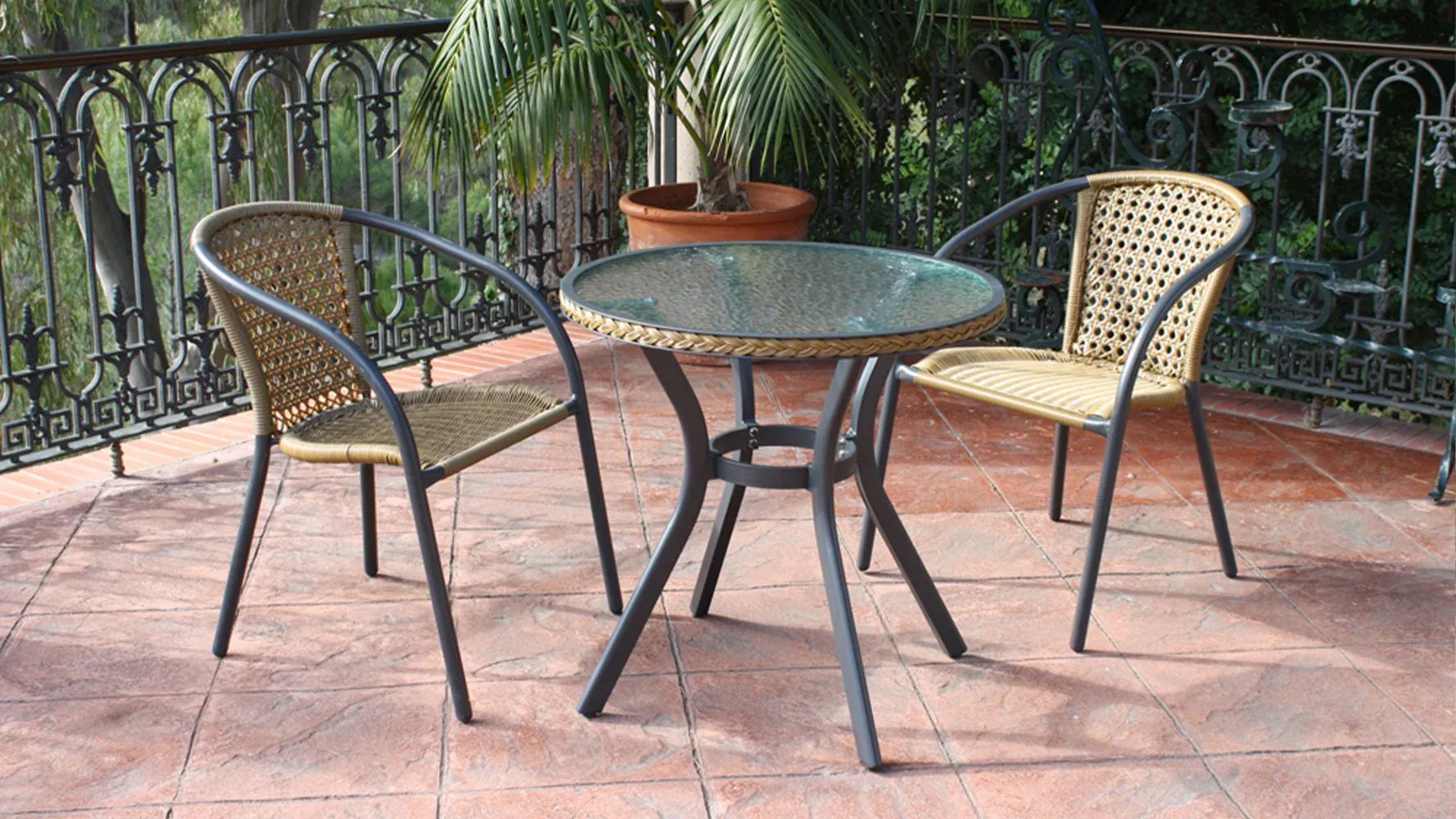 Mesa de Exterior Redonda Sevan - Imagen 2