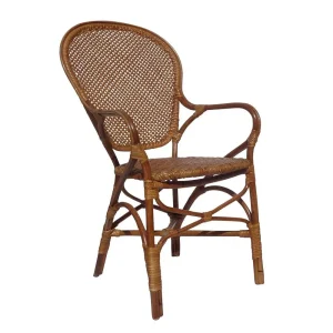 Silla de Bambú y Ratán San Luis