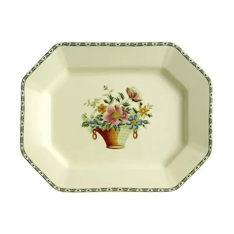 Vajilla La Cartuja de Sevilla Colección Canasto Floral 56 Piezas - Imagen 9