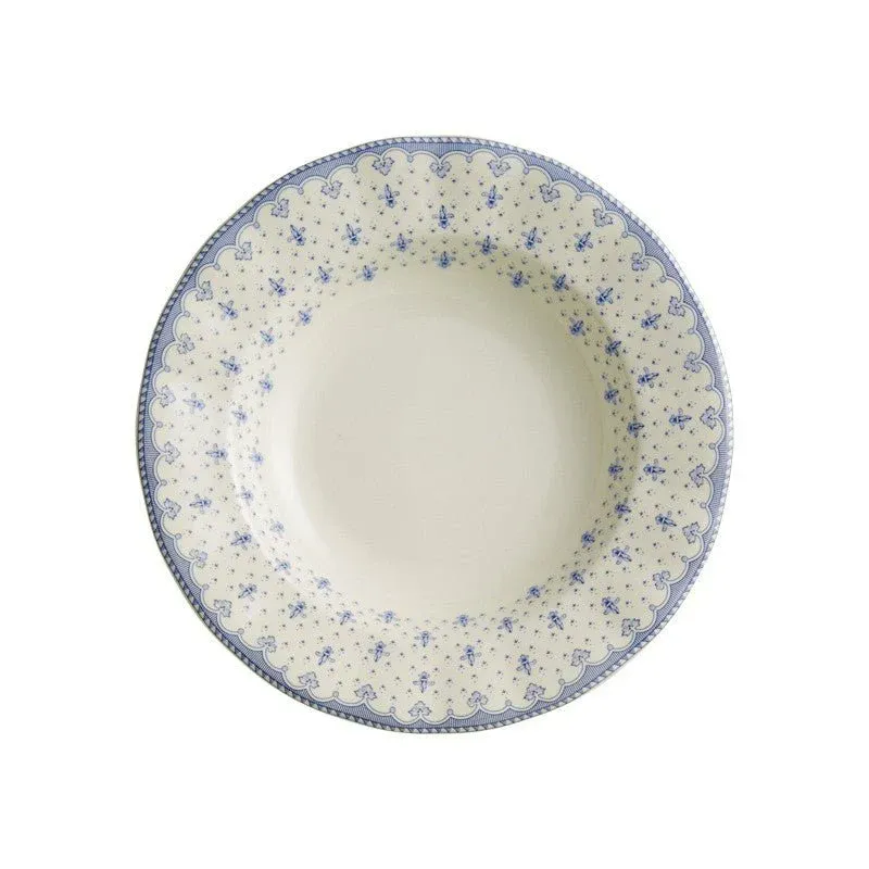 Vajilla La Cartuja de Sevilla Colección Flor de Lis Azul 27 Piezas - Imagen 3