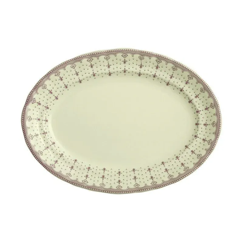 Vajilla La Cartuja de Sevilla Colección Flor de Lis Rosa 42 Piezas - Imagen 8