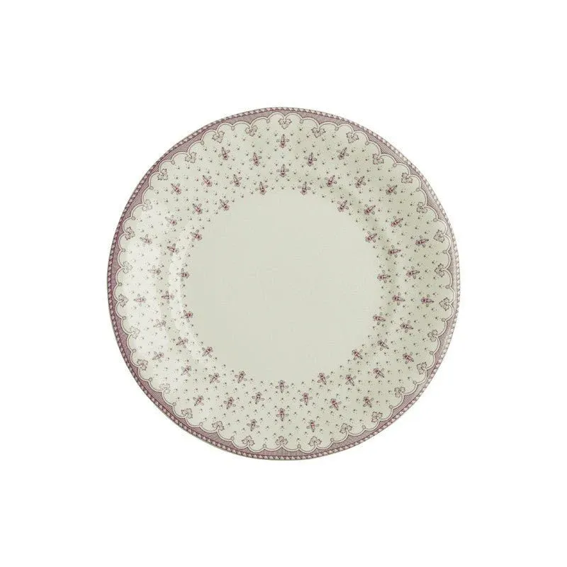 Vajilla La Cartuja de Sevilla Colección Flor de Lis Rosa 42 Piezas - Imagen 4