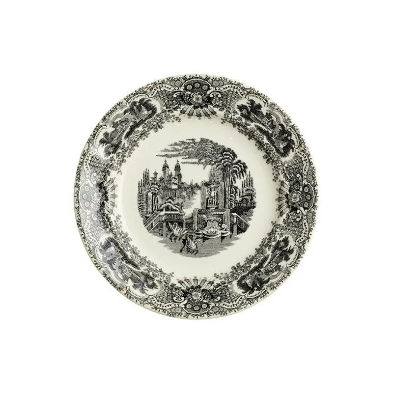 Vajilla La Cartuja de Sevilla Colección Negro Vistas 42 Piezas - Imagen 8