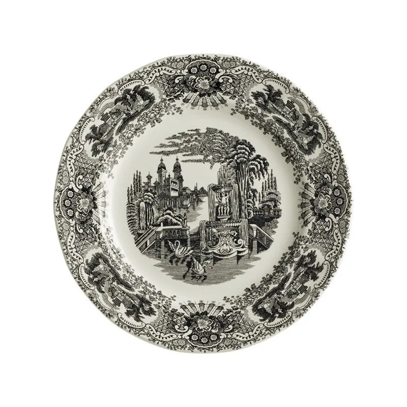 Vajilla La Cartuja de Sevilla Colección Negro Vistas 56 Piezas - Imagen 6