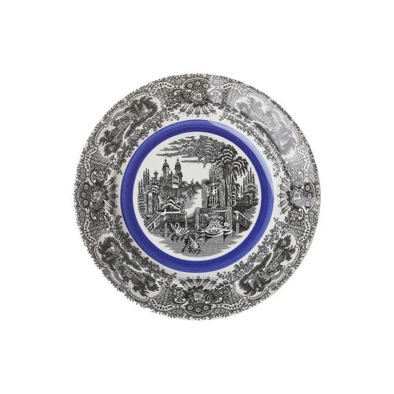 Vajilla La Cartuja de Sevilla Colección Negro Vistas Blue by Aaron Stewart 20 Piezas - Imagen 4