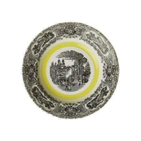 Vajilla La Cartuja de Sevilla Colección Negro Vistas Yellow by Aaron Stewart 27 Piezas - Imagen 2